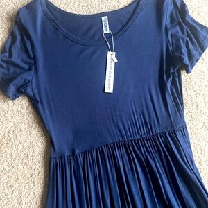 Navy Blue Maxi Dress- NWT